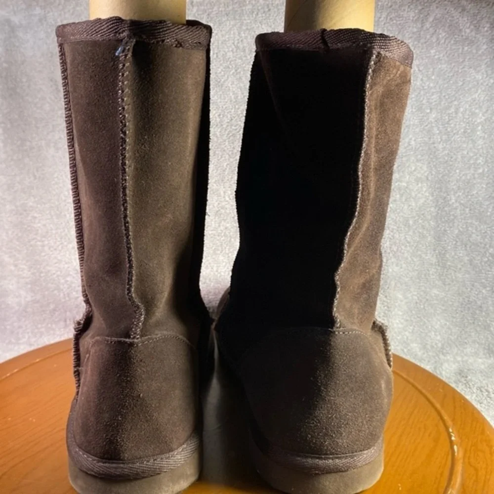 Arizona Leather Uppers Faux Fur Lining Boots Women’s‎ Size 10M Brown Warm